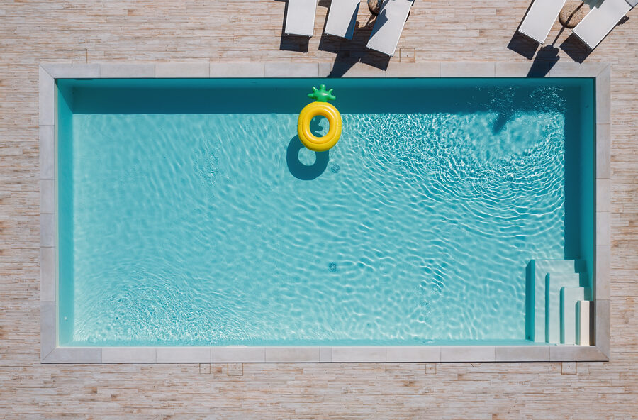 Swimming pool overhead